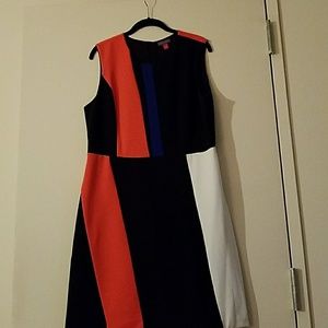 Vince Camuto mutli colored dress